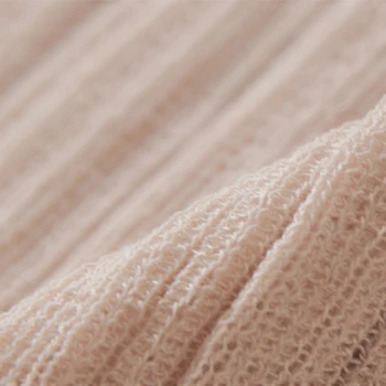 1Pcs vientisos Spalvos Prarasti susagstomi megztiniai Moterims atsitiktinis Saldus Megzta Palaidinė ilgomis rankovėmis Megztiniai Megztinis