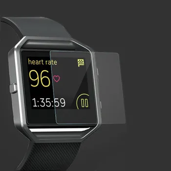 2-PACK Sprogimų Smart Watch band Apsauginiai Skaidrūs Priedai Clear Screen Protector Filmas, Fitbit Blaze
