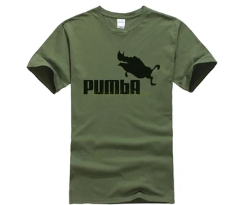 2020 Juokinga Tee Mielas T Shirts Homme Pumba Vyrams trumpomis Rankovėmis, vatos Pagaliukai Cool Marškinėlius Vasaros Jersey Kostiumas t-shirt