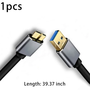 3.0 USB Tipas A-B Duomenų Kabelis Didelės Spartos USB3.0 Kabelio Išorinio Kietojo Disko HDD Samsung S5 Pastaba 3 Jungtis