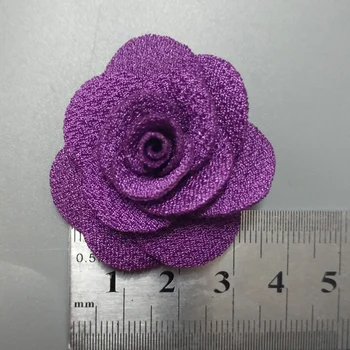 30 gabalas/daug Rankų darbo Melaleuca Rose 3.5 cm, Dirbtinės Gėlės, Dirbtinių Vestuvių Puokštė Corsage Medžiagos Rose