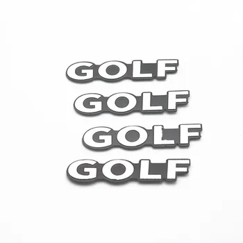 3D Automobilių Lipdukas Stilius Aliuminio Emblema interjero Garsiakalbių garso Ženklelis Volkswagen VW GOLF MK6 Golf 6 Golfo 7