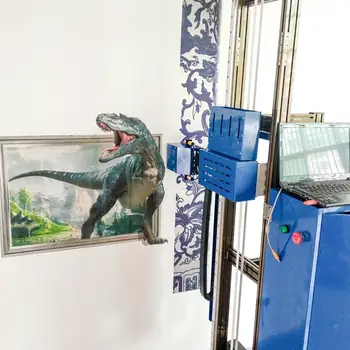 3D Efektas Asmeninį Sienos Spausdinimo Mašina Freskos Spausdintuvą