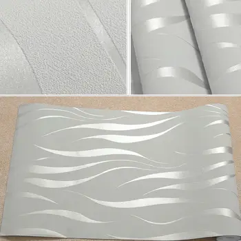 3D Reljefiniai Tapetai Roll Blizgučiai Poveikį Kambarį Miegamojo Sienos Dekoras 