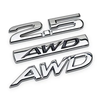 3D Transporto priemonės 2.0 2.5 Awd Metalo Ženklas, Logotipas Ženklelis