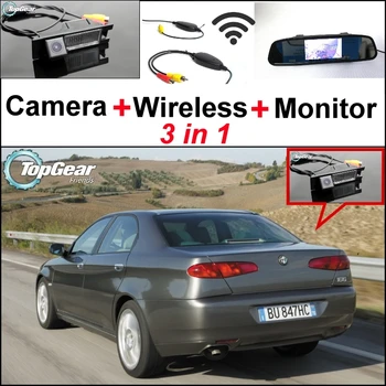 3in1 Specialios WiFi Kamera + Belaidis Imtuvas + Veidrodis Stebėti LENGVAI PASIDARYK Backup Parkavimo Sistema Alfa Romeo AR 166
