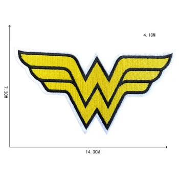 3Pcs Golden Wings Geležies Lopai Drabužių, Lipdukų Juostelės Appliques ant Drabužių, Siuvinėjimas Sparno Emblemos Kuprinė
