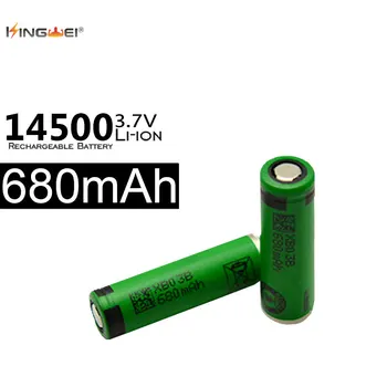 4 Gabalus Didelės Talpos AA 680mAh SONY VR2 14500 Baterijos, Li-ion, 3,7 v Įkrovimo Baterija (akumuliatorius