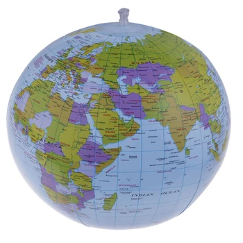 40 cm Pripučiamų Pasaulyje, Pasaulyje, Mokyti Švietimo Geografija Žaislas PVC Žemėlapis Balionas Paplūdimio Kamuolys, Vaikams, Žaislai, Pripučiami Pasaulyje Žaislas