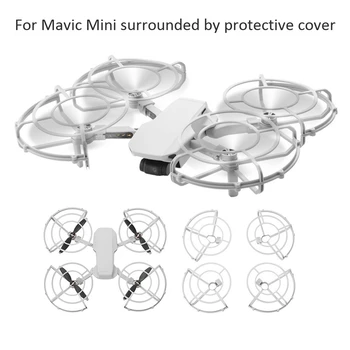 4PCS/Set Sraigto Raštas Padengti DJI Mavic Mini Drone Aksesuaras Ašmenys Rekvizitai Sparno Greitai Išleidimo Dangtelis