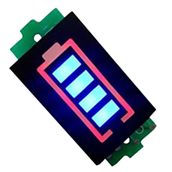 4S Serijos Ličio Baterijos Talpos Indikatorius Modulis Mėlynas Ekranas 16.8 V Akumuliatoriaus Galia Testeris Li-Po, Li-Ion