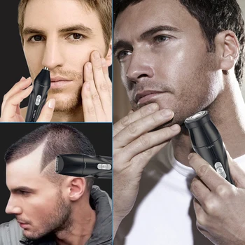 5 In 1 Elektros Plaukų Clipper Barzda Žoliapjovės Plaukų Cutter Rinkinys, Ausų Plaukų, Nosies Plaukų, Antakių Žoliapjovės Plaukų Šalinimo, Valymo Aparatas Naujas