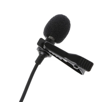 5X Apvalus Kamuolys Lavalier Microphone Putos Stiklų Kempinė Stiklai 6mm Atidarymas
