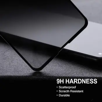 9H 5D Privatumo Juodas Grūdintas Stiklas Xiaomi Redmi K20 Anti-Spy Ekrano apsaugos Redmi K20 Pro Anti Akinimo Apsauginės plėvelės