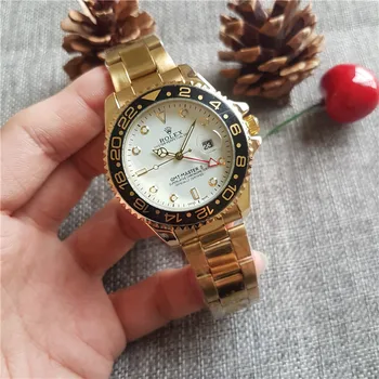 A019 2020 Karšto NAUJAS Rolex - Vyrai Moterų Kvarciniai Laikrodžių Mados Dovanų Aukso Atsitiktinis Vandeniui Laikrodžiai 5878 Užsakymus