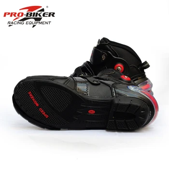 A9003 Mikropluošto odos Motociklo batai profesinės PRO GREIČIO trumpas lenktynių įkrovos bota motokroso motobotinki motociklo batai