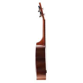 ABGZ-Ukulėle Ranka-Dažytos Combo 21 Ukulėle Juoda Sopranas 4 Stygos Uke Bass Styginis Muzikos Instrumentas, Puikiai tinka Pradedantiesiems