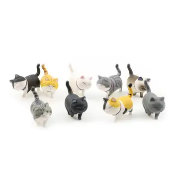 Animacinių filmų Lėlės Modelis Žaislas Mielas Japonijos Gyvūnų Augintinių Sapnas, Kačių Figūrėlės Kačiukas Pav Ornamentu Namų Dekoro Vaikų Dovana 