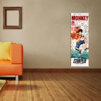 Anime One Piece Plakatas Modernios Sienos Meno Dekoras Drobė HD Spausdinti abstrakčiosios Tapybos Kūrinys 70*30 cm