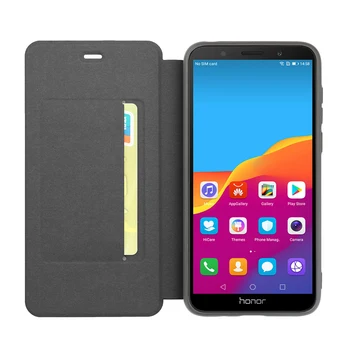 Apversti Odos Atveju Huawei Honor 7A Atveju DUA-122 Rusija Versija 5.45 colių Telefonas Maišelį Y5 Premjero 2018 DRA-LX1 Slim kortelės lizdo Dangtelį