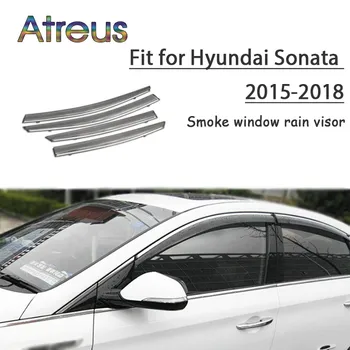 Atreus 1set ABS 2018 M. 2016 m. 2017-2011 Hyundai Sonata Reikmenys, Automobilių Ventiliacijos Saulės Deflektoriai Guard Dūmų Lango Lietus Skydelis