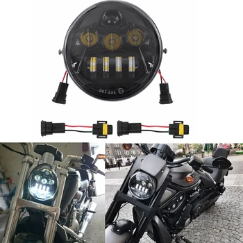 Aukštos Kokybės Didmeninės ir Mažmeninės Motociklo priekinis žibintas, skirtas Harley V rod Motociklo VROD VRSCA priekinis žibintas VRSC/V-ROD Led Žibintų