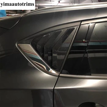 Automobilių Galinių Šoninių Langų Žaliuzės Užrakto Angos Dangtelio Apdaila Tinka Mazda CX-5 2017 - 2020 Anglies Pluošto Išvaizdą / Juoda Išorė Remonto Rinkinys