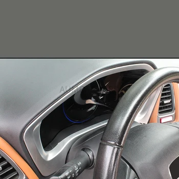 Automobilių Išorės stilizavimo Honda HR-V HRV Vezel 2016 2017 2018 chromuoti Prietaisų Indikatorius Skydelio Dangtelį prietaisų Skydelio Apdaila Lipdukas