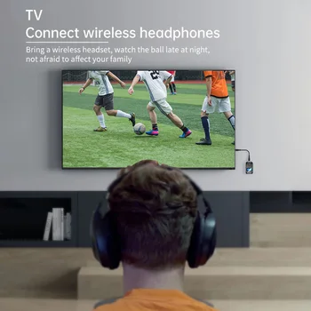 Bluetooth 5.0 Audio Adapteris Garsiakalbis Ausinių TV Belaidžio Garso Signalo Siųstuvas-Imtuvas