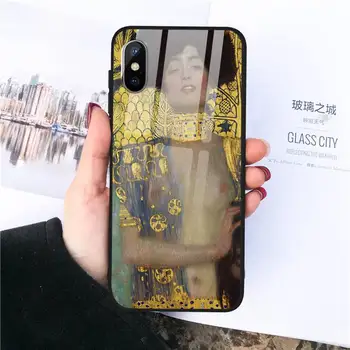 Bučinys Gustavo Gustav Klimt bučinys, Telefono dėklas Grūdintas stiklas iphone 11 12 PRO MAX X XS XR 5C 6 6S 7 8 plius