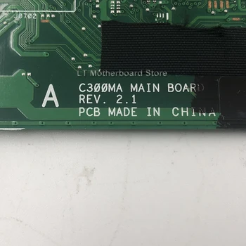 C300MA plokštę Už Asus C300MA C300M mainboard darbas originalus Bandymas EMMC16G N2840/N2830 CPU 2G RAM rev2.1