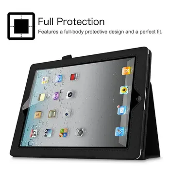 Case For iPad mini 1 mini 2 mini3 7.9 Smart Stovėti Flip Cover A1432 A1454 atsparus smūgiams Shell 
