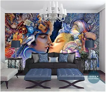 Custom foto tapetai, 3d sienų freskomis tapetai Europos mitologija miegamojo sienos nustatymo spalvos piešinys arba raštas