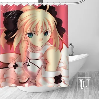 Custom Lil fox Anime Mergina Vonios Užuolaidų Audinys, Moderni Dušo Užuolaidos vonios kambarys gražus Užuolaidos Vonios dekoras