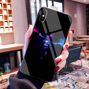 CUTEWANAN korėjos pop mergina grupė KDA Telefono dėklas, Padengti Grūdinto Stiklo iPhone 11 Pro XR XS MAX 8 X 7 6S 6 Plus SE 2020 atveju