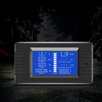 DC Voltmeter Ammeter LCD Ekranas Skaitmeninis Dabartinės Wattmeter Maitinimo Energijos Multimetras Testeris, Matuoklis Stebėti