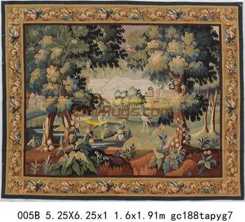 Didelis gobeleno gobeleno mozaiką, rankų darbo kraštovaizdžio gobelenas gobelenas apdaila austas gobelenas