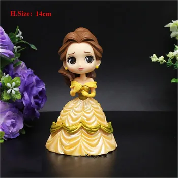 Dovana gimtadienio princesė veiksmų skaičius, modelis žaislai dekoro gimtadienio prekių tortas dekoravimo animacinių filmų princesė šalies tortas topper