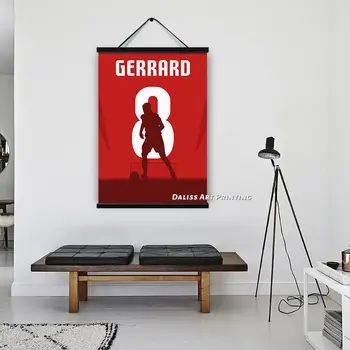 Drobė Futbolo žvaigždė Steven Gerrard Nuotraukas, Namų Dekoravimas Paveikslų, Plakatų HD Spaudinių Sienos Meno Modulinės Kambarį Įrėminti