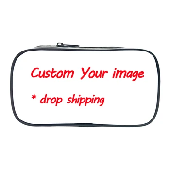 Drop laivyba Pritaikyti Jūsų vaizdų Custom modelis Vaikai Pieštuku maišelį Studentų Mielas Kanceliarinės prekės Krepšys Aukščiausios Kokybės Pieštukas Turėtojas