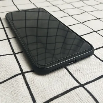 EXO gražių juodos spalvos minkštos tpu Telefono dėklas 
