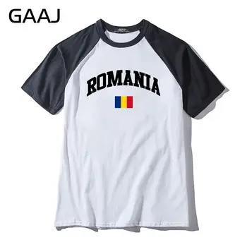 GAAJ Rumunijos Vėliavos Vyras ir Moterų Unisex Marškinėliai Moteris Spausdinti Naujus Marškinėlius Vyrų Drabužiai Raglan Juokinga Ilgai Slevee Beisbolo #NWIP7