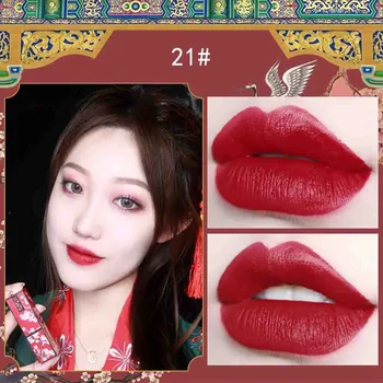 Geriausia Pardavimo Lady ilgalaikį Lengva Spalvos Matinis Lūpų Drėkinamasis Lūpų Grožio Lūpų 5 spalvų ponios Makiažas cosmeti