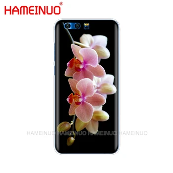 HAMEINUO Orchidėjų Žiedų Spalvinga Padengti telefoną Atveju Huawei Honor 10 V10 4A 5A 6A 7A 6C 6X 7X 8 9 LITE