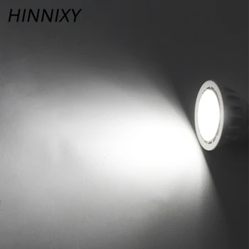 Hinnixy RA80 CE GU10 MR16 LED Prožektoriai, Lemputės Už Pakabukas Lempa, Naudokite 5W 110-220V, Balta KOMPIUTERIO Korpuso 450LM Kambarį Lemputes