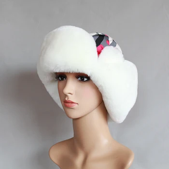 Hommes femmes russe Bombonešis chapeau hiver Trooper oreillette chapeau trappeur Unshanka fausse fourrure chapeau