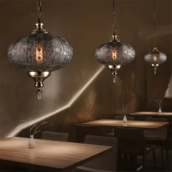 Indijos Pietryčių Azijoje Balienfe Yi Geležies Sieniniai šviestuvai LED Raižyti Tuščiaviduriai Retro Žibintus, Valgomasis, Restoranas, Žibintų De Lempos