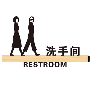Individualų Kūrybinį Tualeto Durų Plokštė, Vonios kambarys Ženklų Tarnyba Indikatorius Vadovas Piktogramą Vyrų ir Moterų Logotipas Asmenybės Aukštos klasės Ženklas