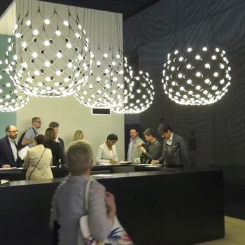 Italijos Dizaino Kūrybos Apskrito LED Pakabukas Šviesos Post-modernus Juoda Balta Suspensija Lempos Valgomasis Restoranas priedai veltiniams, vilna Lempa Blizgesio