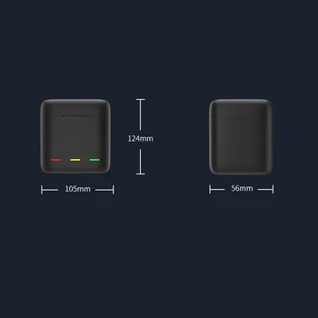 ITINFTEK 3 Būdai, Baterijos Kroviklis, skirtas gopro Hero 9 Black Baterijos Įkrovimo Box Kameros, Priedai, Rinkinys, Rinkinys, skirtas 
